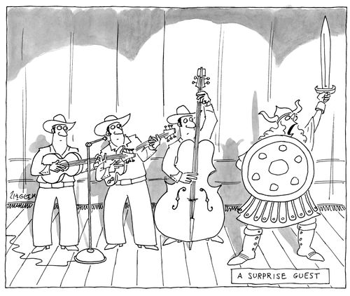 A surprise guest