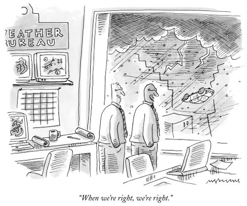 "When we're right, we're right."