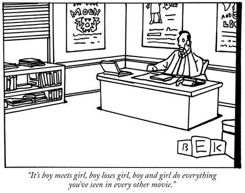 "It's boy meets girl, boy and girl do everything you've seen in every other movie."
