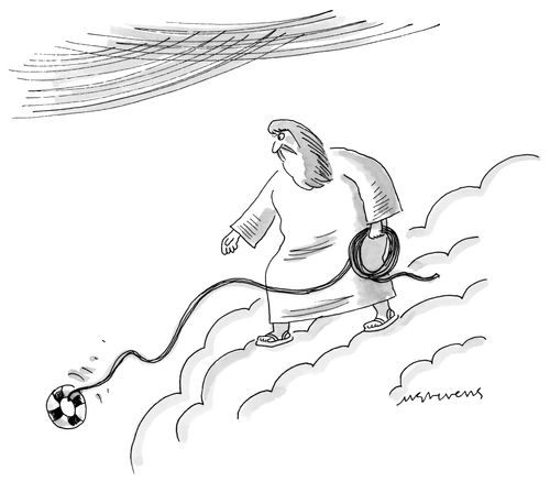 God throwing a lifebelt.