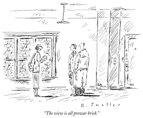 "The view is all prewar brick."
