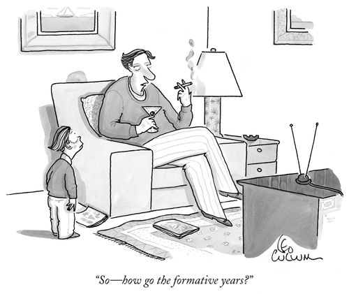 "So- how go the formative years?"