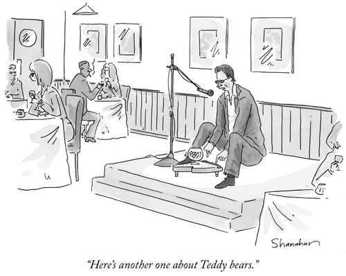 "Here's another one about Teddy bears."