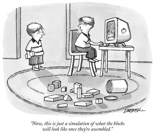 "Now, this is just a simulation of what the blocks will look like once they're assempbled."