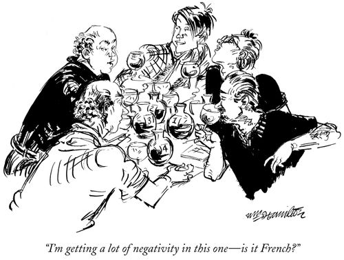 "I'm getting a lot of negativity in this one – is it French?"