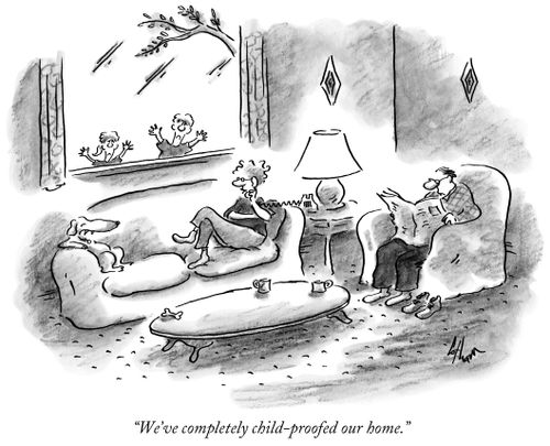 "We've completely child-proofed our home."