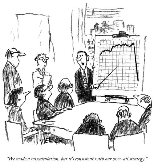 "We made a miscalculation, but it's consistent with our over-all strategy." 