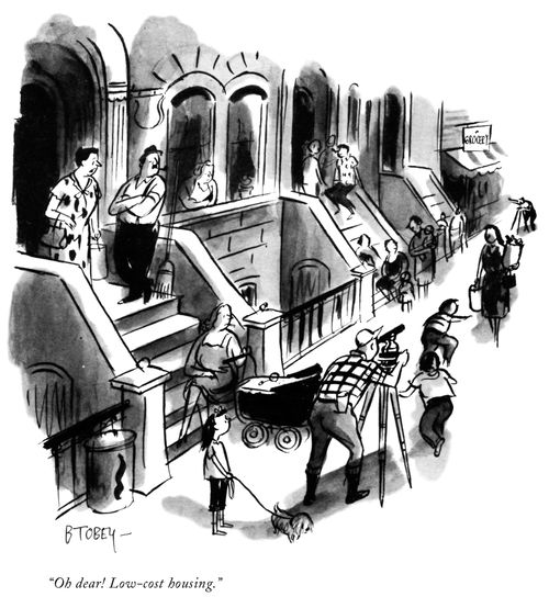 "Oh dear! Low-cost housing."