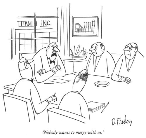 "Nobody wants to merge with us."