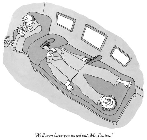 "We'll soon have you sorted out, Mr. Fenton."