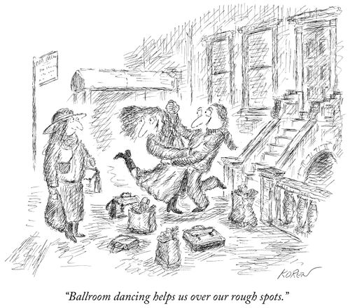 "Ballroom dancing helps us over our rough spots."