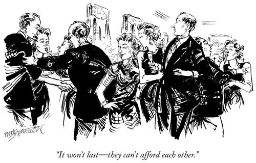 "It won't last – they can't afford each other."