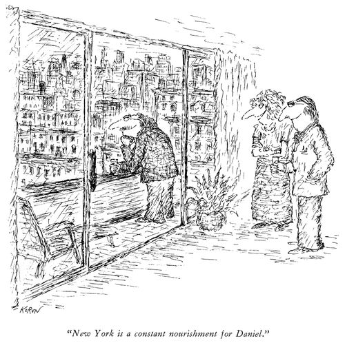 "New York is a constant nourishment for Daniel."