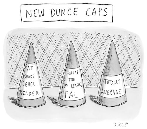 New dunce caps