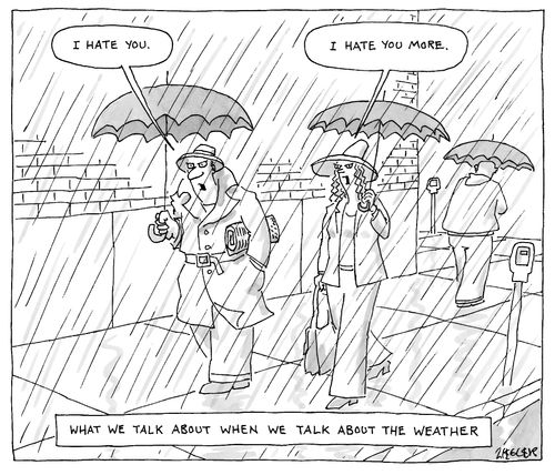 What we talk about when we talk about the weather