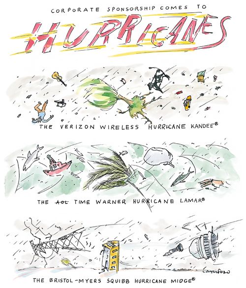 Corporate sponsorship comes to hurricanes