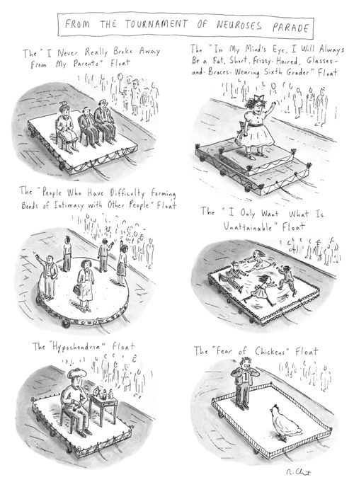 From the tournament of neuroses parade