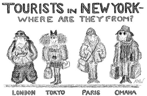 Tourists in New York – where are they from?