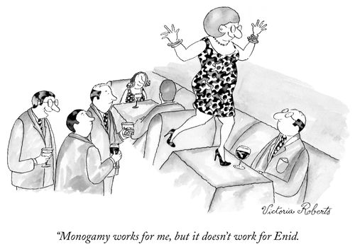 "Monogamy works for me, but it doesn't work for Enid."