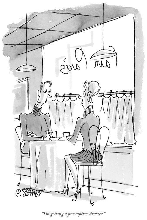 "I'm getting a preemptive divorce."