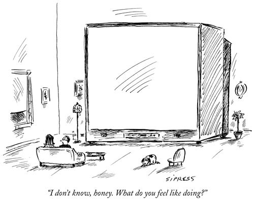 "I don't know, honey. What do you feel like doing?"