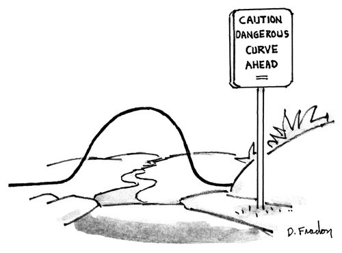 Caution Dangerous Curve Ahead