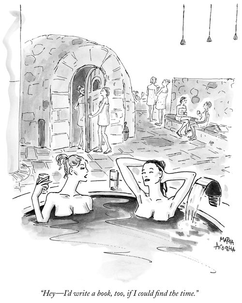 "Hey - I'd write a book, too, if I could find the time."