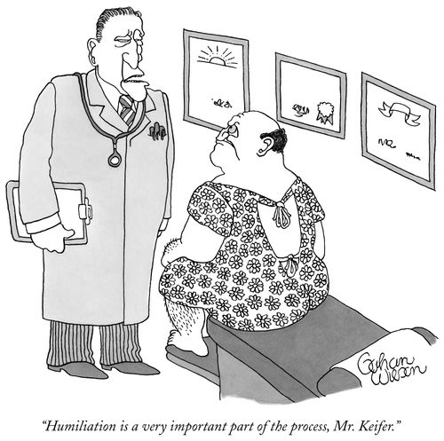 "Humiliation is a very important part of the the process, Mr. Keifer."