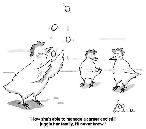 "How she's able to manage a career and still juggle her family, I'll never know."