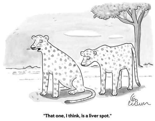 "That one, I think, is a liver spot."