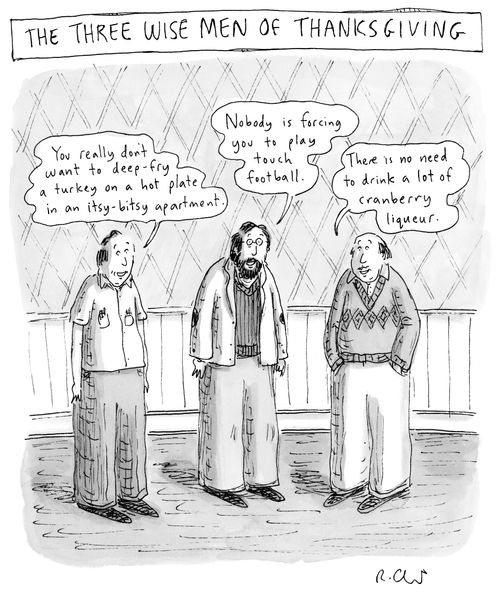 The three wise men of Thanksgiving