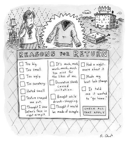 Reasons for Return...