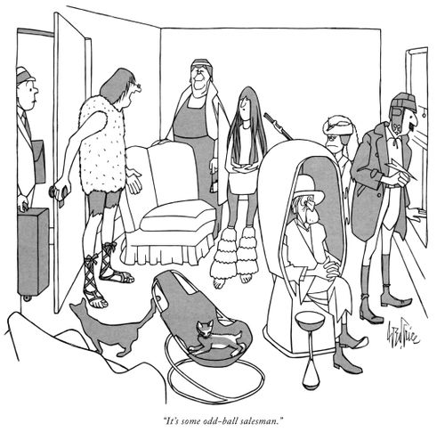 "It's some odd-ball salesman."