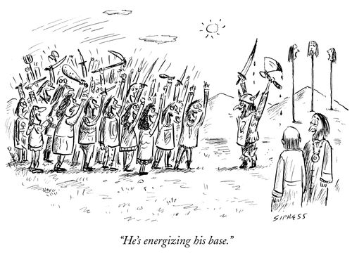 "He's energizing his base."
