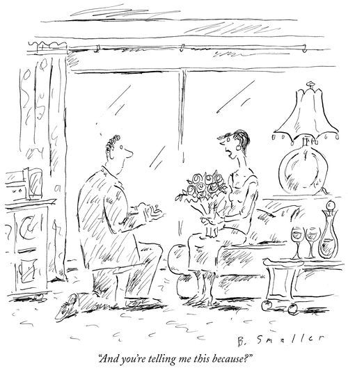 "And you're telling me this because?"