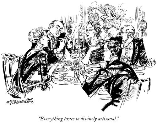 "Everything taste so divinely artisanal."