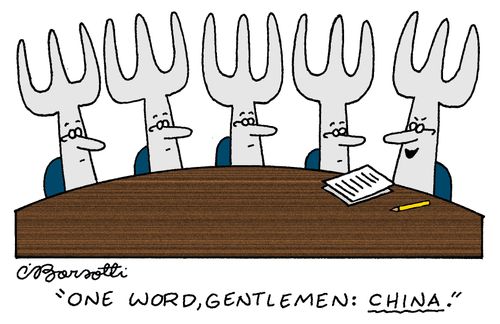 "One word, gentlemen: China."