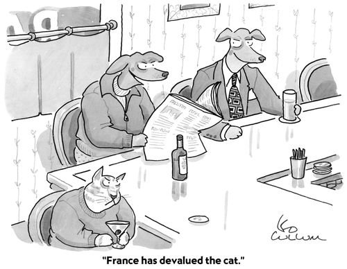 "France has devalued the cat."
