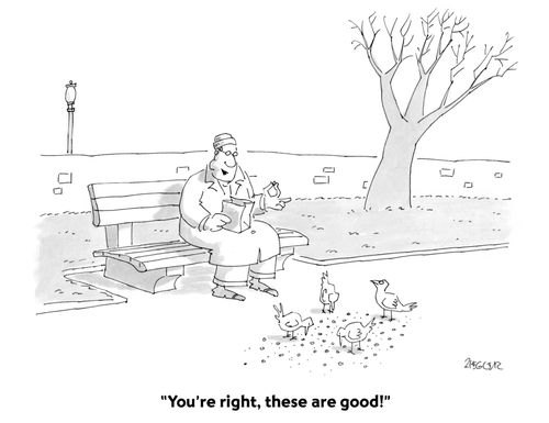 "You're right, these are good!"