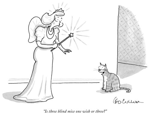 "Is three blind mice one with or three?"