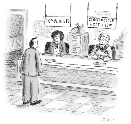 Constructive Criticism