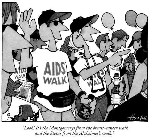 "Look! It's the Montgomerys from the breast-cancer walk."