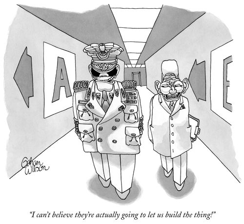 "I can't believe they're actually going to let us build the thing!"