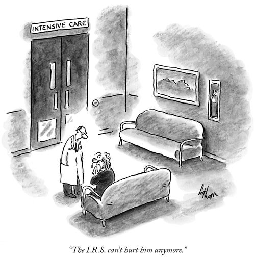 "The I.R.S. can't hurt him anymore."