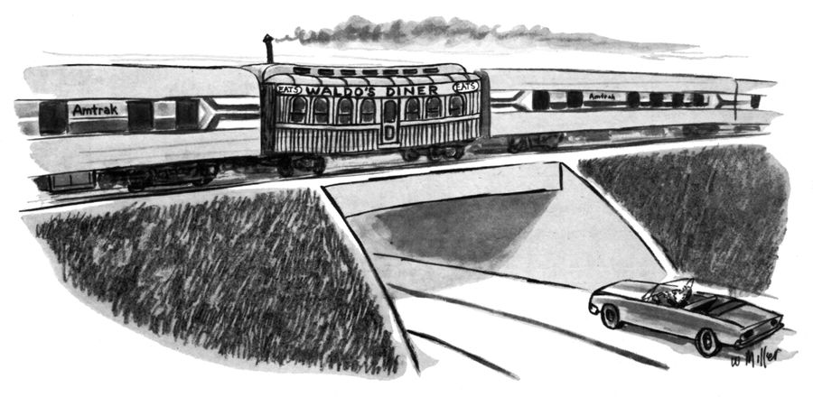 A train's dining car is a diner.