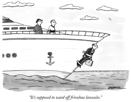 "It's supposed to ward off frivolous lawsuits."