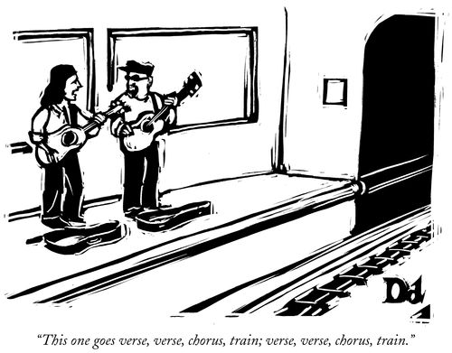 "This one goes verse, verse, chorus, train."