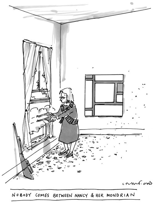 Nobody Comes Between Nancy & Her Mondrian