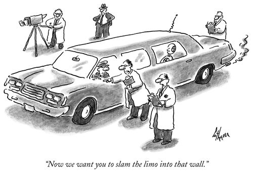 Slam the Limo into that Wall