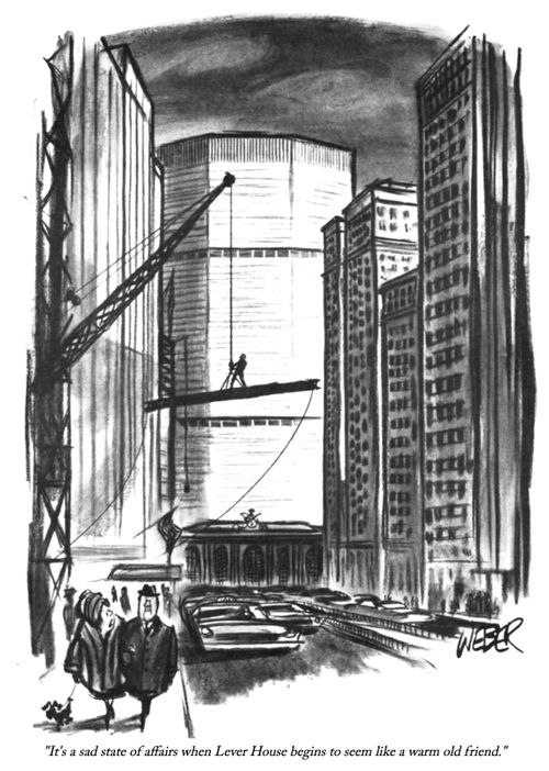 "It's a sad state of affairs when Lever House begins to seem like a warm old friend."